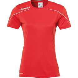 Voorvertoning: Uhlsport Stream 22 Shirt Korte Mouw Dames - Rood / Wit