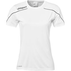 Voorvertoning: Uhlsport Stream 22 Shirt Korte Mouw Dames - Wit / Zwart