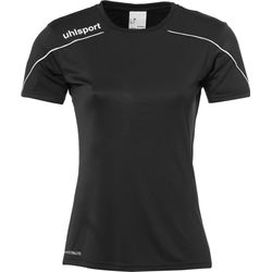 Voorvertoning: Uhlsport Stream 22 Shirt Korte Mouw Dames - Zwart / Wit