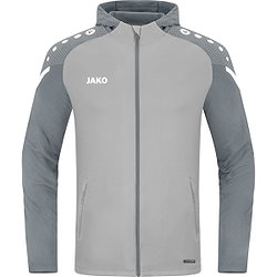 Jako Performance Hoodie Kinder - Soft Grey / Steingrau