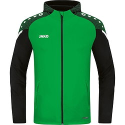 Jako Performance Hoodie Heren - Zachtgroen / Zwart