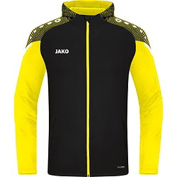 Jako Performance Hoodie Herren - Schwarz / Soft Yellow