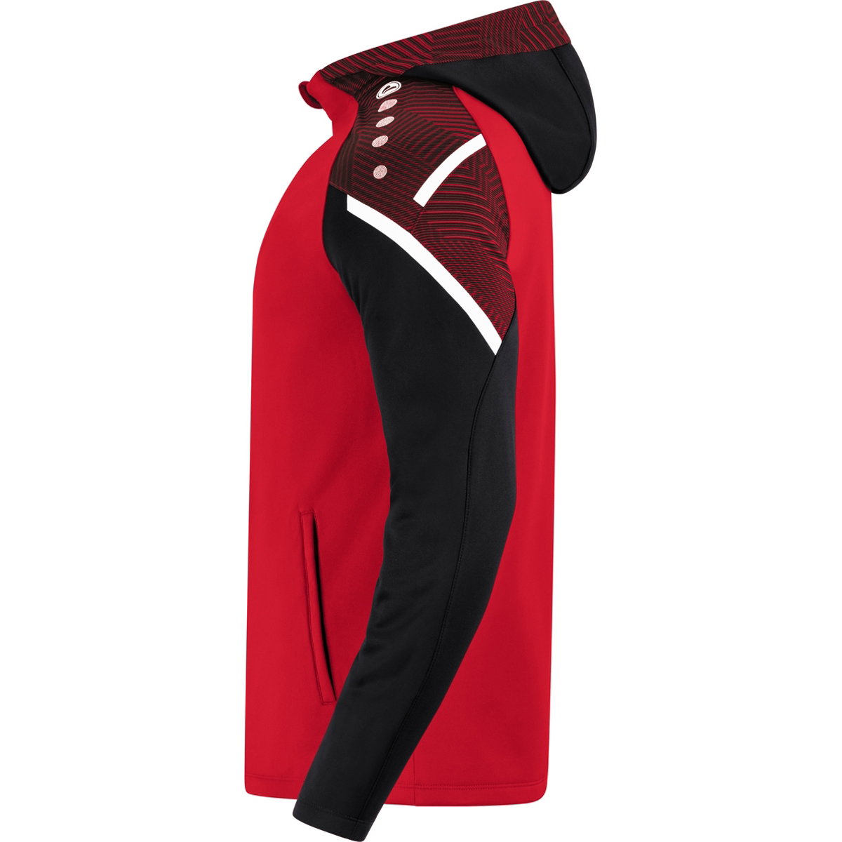 Jako Performance Hoodie voor Heren | Rood - Zwart | Teamswear