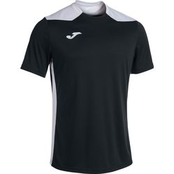 Voorvertoning: Joma Championship VI Shirt Korte Mouw Dames - Zwart / Wit
