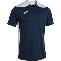 Joma Championship VI Shirt Korte Mouw Dames - Marine / Wit