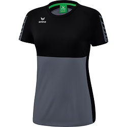 Erima Six Wings T-Shirt Femmes - Slate Grey / Noir