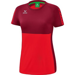 Erima Six Wings T-Shirt Damen - Rot / Bordeaux