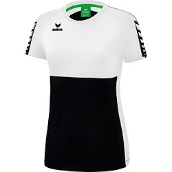 Erima Six Wings T-Shirt Damen - Schwarz / Weiß