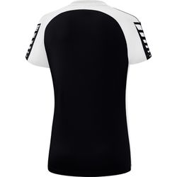 Voorvertoning: Erima Six Wings T-Shirt Dames - Zwart / Wit