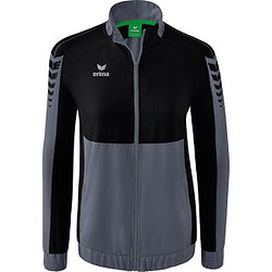 Erima Six Wings Trainingsvest Dames - Slate Grey / Zwart