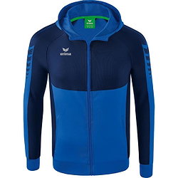 Erima Six Wings Veste D'entraînement À Capuche Hommes - New Royal / New Navy