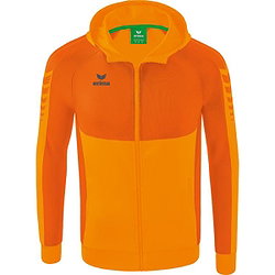 Erima Six Wings Veste D'entraînement À Capuche Femmes - New Orange / Orange