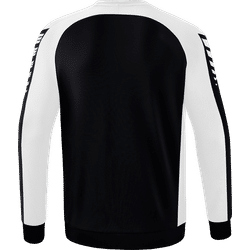 Voorvertoning: Erima Six Wings Sweatshirt Kinderen - Zwart / Wit