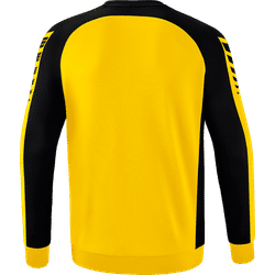 Voorvertoning: Erima Six Wings Sweatshirt Kinderen - Geel / Zwart