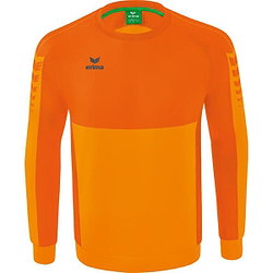 Erima Six Wings Sweat-Shirt Enfants - New Orange / Orange