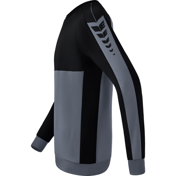 Erima Six Wings Sweatshirt Kinderen - Slate Grey / Zwart