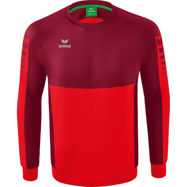 Erima Six Wings Sweatshirt Kinderen - Rood / Bordeaux