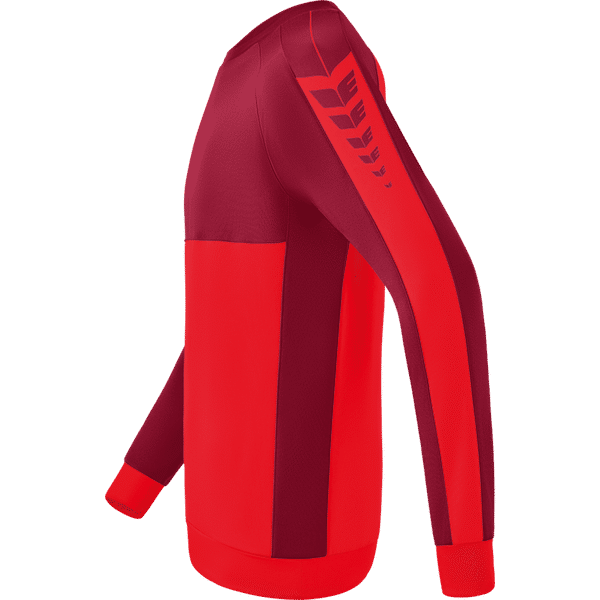 Erima Six Wings Sweat-Shirt Enfants - Rouge / Bordeaux