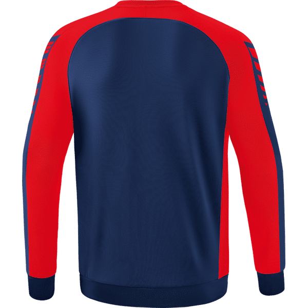Erima Six Wings Sweatshirt Heren - New Navy / Rood
