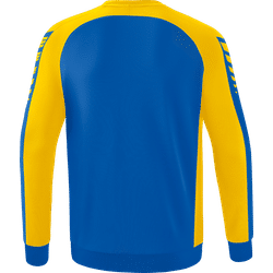 Voorvertoning: Erima Six Wings Sweatshirt Heren - New Royal / Geel