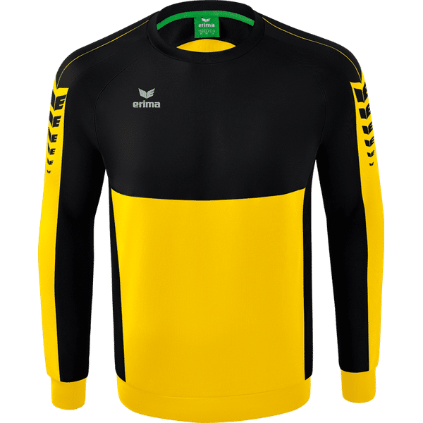 Erima Six Wings Sweatshirt Heren - Geel / Zwart