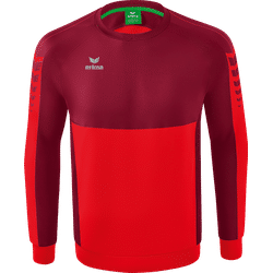 Voorvertoning: Erima Six Wings Sweatshirt Heren - Rood / Bordeaux
