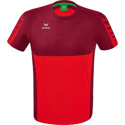 Erima Six Wings T-Shirt Enfants - Rouge / Bordeaux