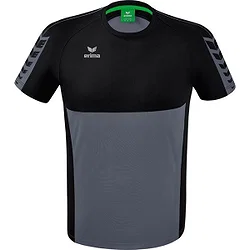 Erima Six Wings T-Shirt Hommes - Slate Grey / Noir