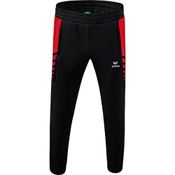 Erima Six Wings Worker Broek Heren - Zwart / Rood