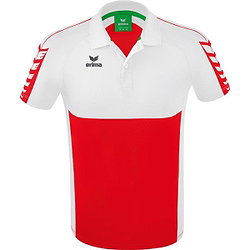Erima Six Wings Polo Heren - Rood / Wit