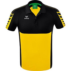 Erima Six Wings Polo Heren - Geel / Zwart