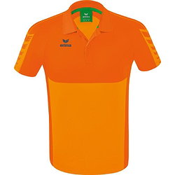Erima Six Wings Polo Heren - New Orange / Oranje