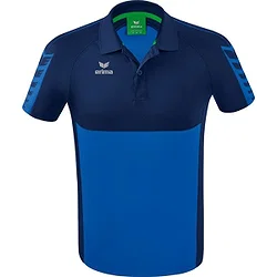Erima Six Wings Polo Hommes - New Royal / New Navy