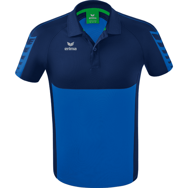 Erima Six Wings Polo Heren - New Royal / New Navy