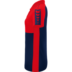 Voorvertoning: Erima Six Wings Polo Dames - New Navy / Rood
