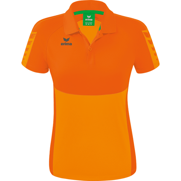 Erima Six Wings Polo Femmes - New Orange / Orange