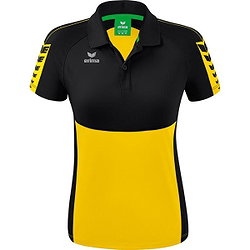 Erima Six Wings Polo Dames - Geel / Zwart