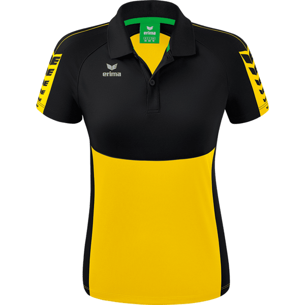 Erima Six Wings Polo Dames - Geel / Zwart