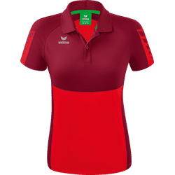 Voorvertoning: Erima Six Wings Polo Dames - Rood / Bordeaux