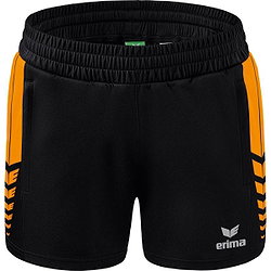 Erima Six Wings Short Worker Femmes - Noir / New Orange