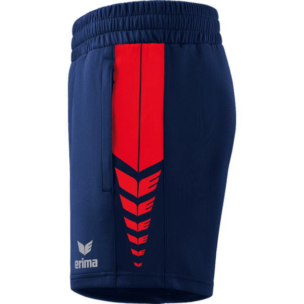 Erima Six Wings Worker Short Dames - New Navy / Rood