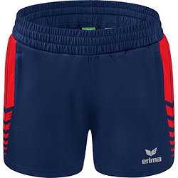 Erima Six Wings Short Worker Enfants - New Navy / Rouge