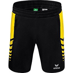 Erima Six Wings Worker Shorts Herren - Schwarz / Gelb