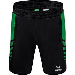 Erima Six Wings Short Worker Hommes - Noir / Emeraude