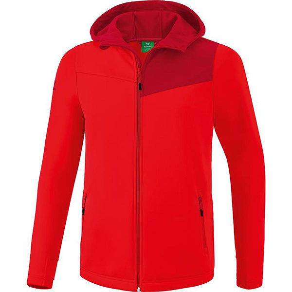 Erima Performance Softshelljacke für Herren Rot Ruby Teamswear