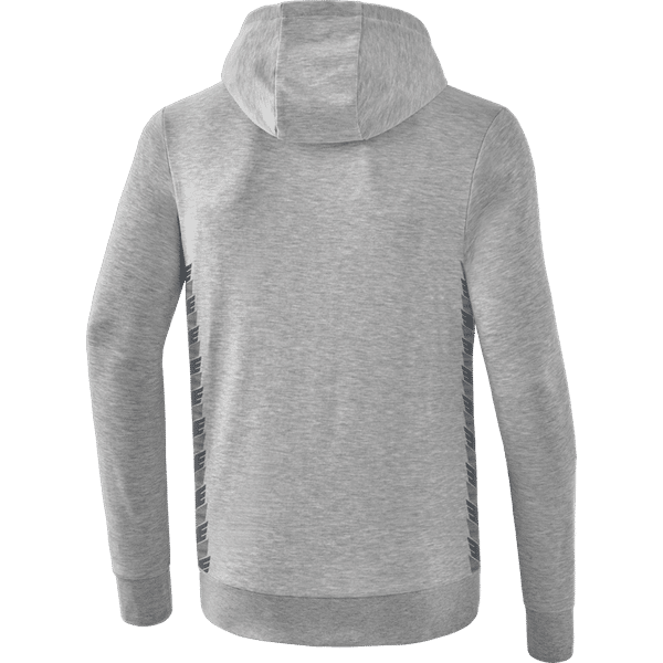 Erima Essential Team Sweatshirt Met Capuchon Kinderen - Licht Grey Melange / Slate Grey