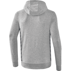Voorvertoning: Erima Essential Team Sweatshirt Met Capuchon Kinderen - Licht Grey Melange / Slate Grey