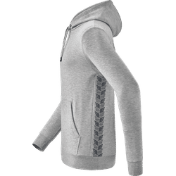 Voorvertoning: Erima Essential Team Sweatshirt Met Capuchon Kinderen - Licht Grey Melange / Slate Grey