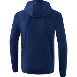 Voorvertoning: Erima Essential Team Sweatshirt Met Capuchon Kinderen - New Navy / Slate Grey