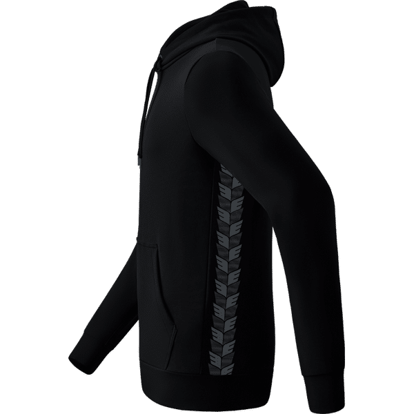 Erima Essential Team Sweatshirt Met Capuchon Kinderen - Zwart / Slate Grey